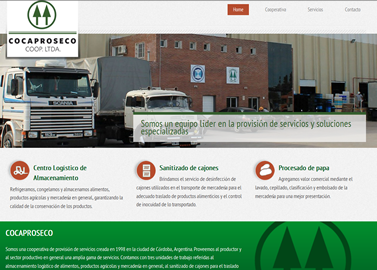 Diseño y desarrollo del sitio.